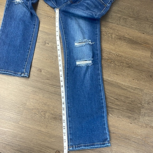 Just Black Women’s The Sunday Straight Distressed Jeans, size 24 - Picture 9 of 12